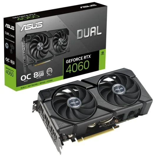 ASUS Dual GeForce RTX 4060 EVO OC Edition 8GB GDDR6 DLSS3